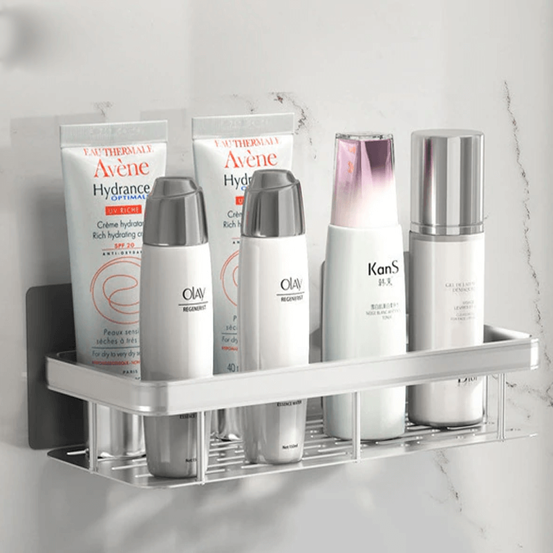 Wand gemonteerde opbergplank - Uittrekbare hoekplank voor badkamer