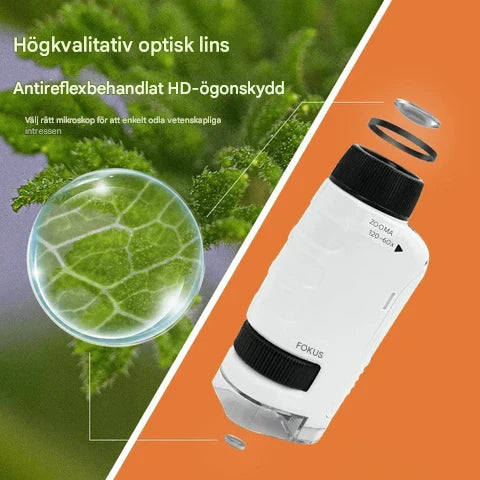 Mini handheld microscoop speelgoed