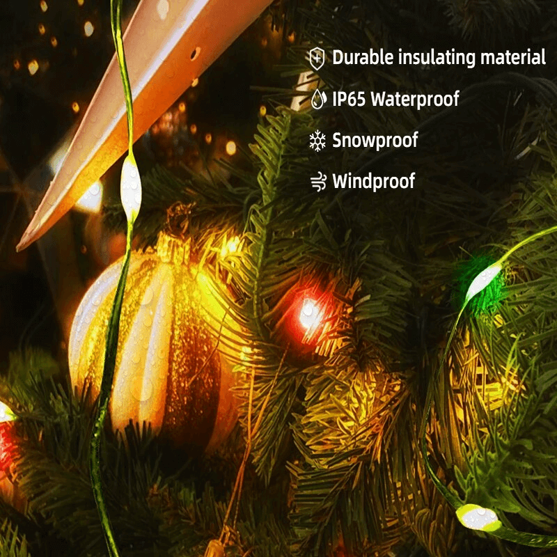 APP voor slimme kerstboomverlichting bestuurd via smartphone - synchroniseren met muziek, timer
