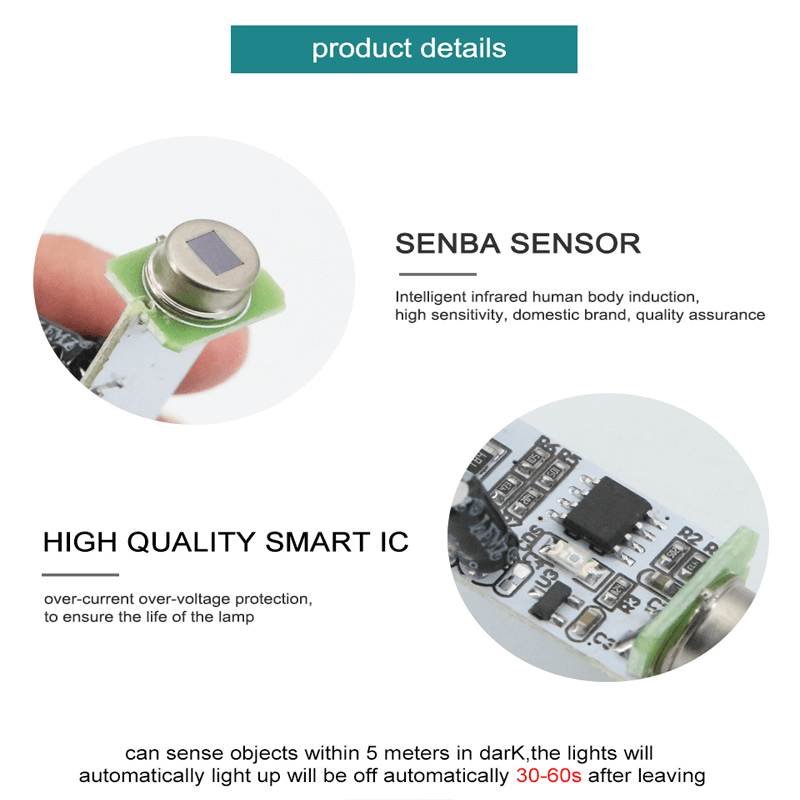 Slimme LED-lamp met bewegingssensor Gloeilamp