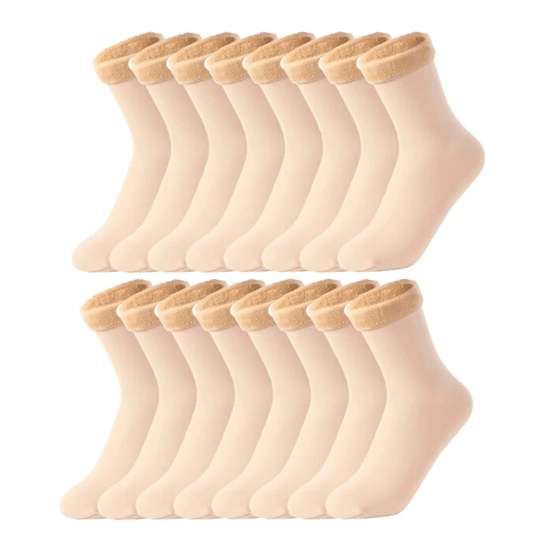 Zachte fluwelen wintersokken