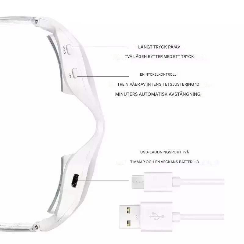 ZenVisio - Elektrische oogmassagebril voor ontspanning en rimpelvermindering