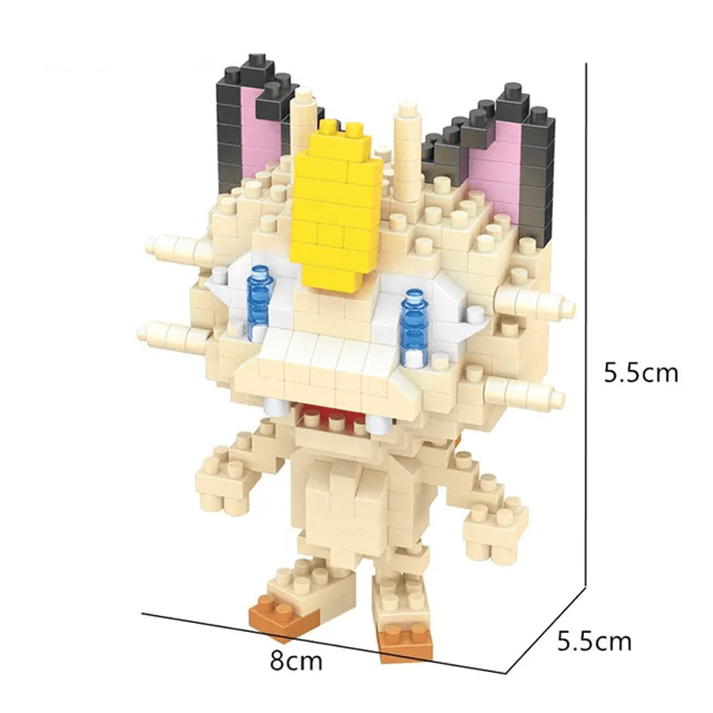 Poke Character Nanoblocks Anime Bouwstenen