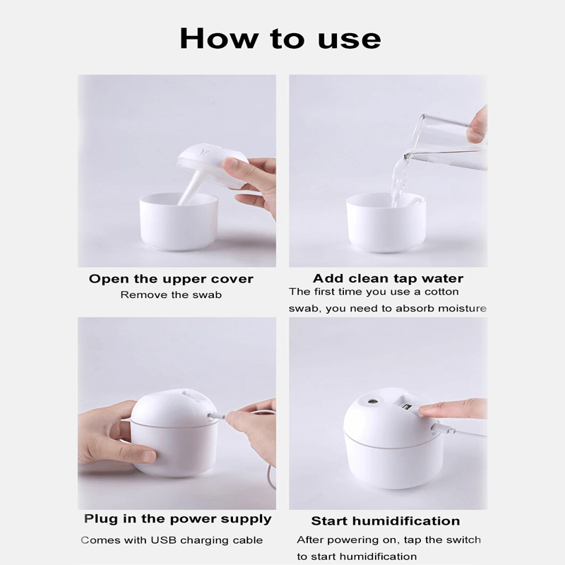 Mini luchtbevochtigers & luchtreinigers