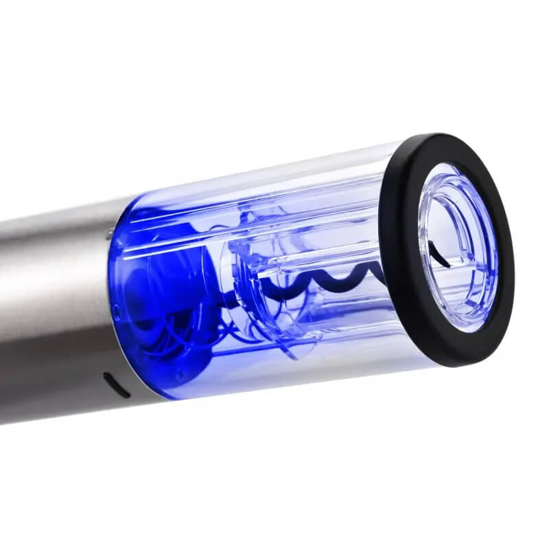 Elektrische Wijnopener Set 5-in-1 met Folie Snijder, Wijn Schenker & Vacuüm Stopper - Automatische Kurkentrekker & Display Base | Perfect Cadeau voor Wijnliefhebbers