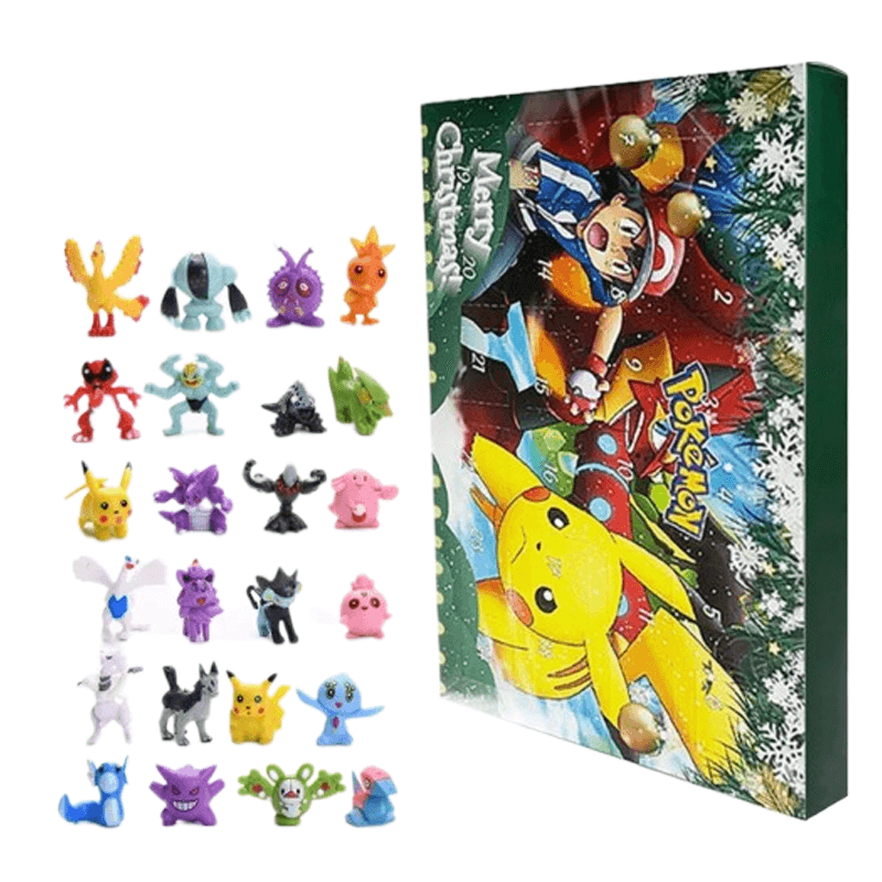 Poke Kerst Adventskalender Mysterieskrin - 24st Figuren