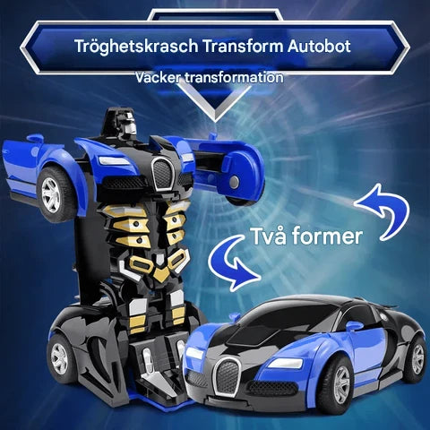 Mini 2 in 1 auto robot speelgoed