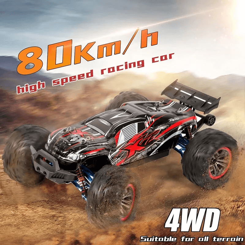 2.4G 4WD Brushless RC Car - Hoge snelheid Off-Road Racing voertuig met 80 km/h