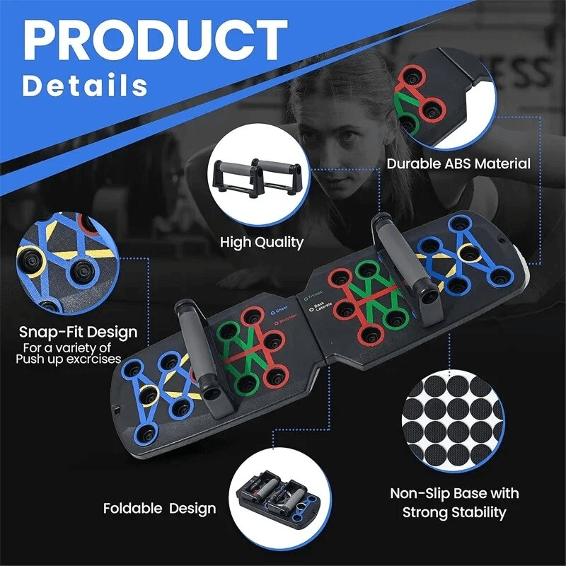 Push-up plank Apparatuur voor thuisgym Push-ups