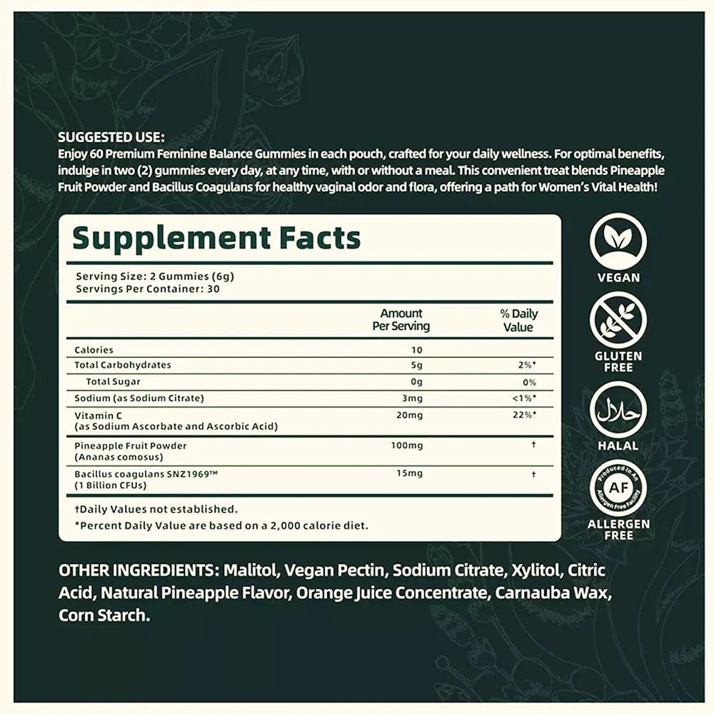 FemVera - Premium pH Balans Gummies voor innerlijke frisheid en welzijn