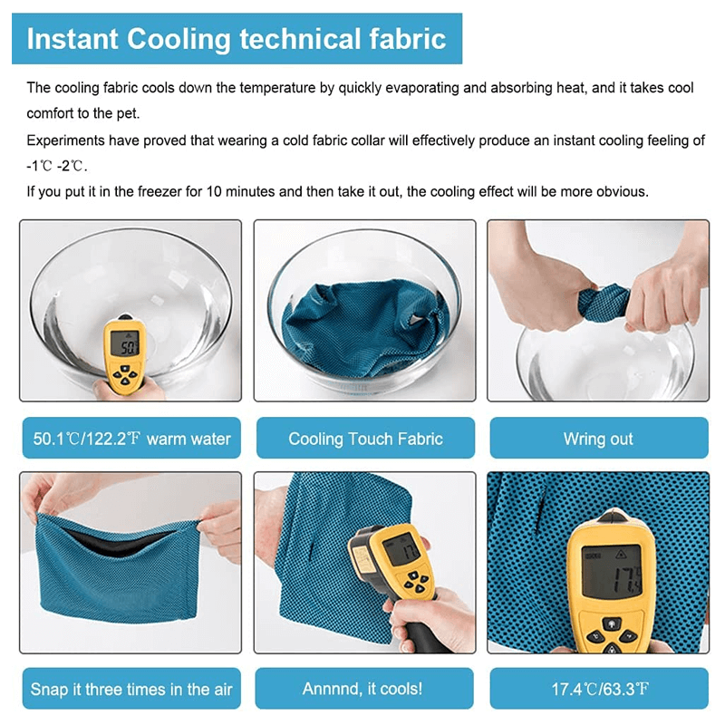 Koelhalsband voor huisdieren