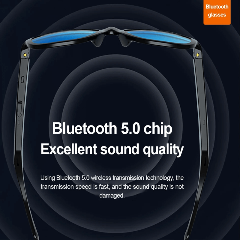 Bluetooth slimme bril met luidsprekers