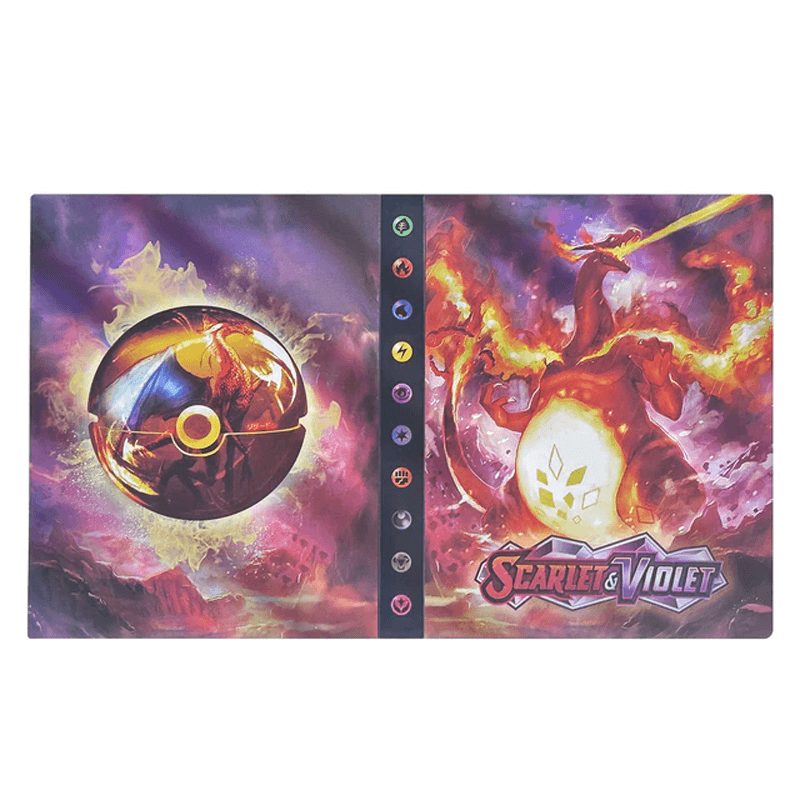 Poke Card Verzamelalbum - 240 Kaartvakken, Perfect voor Verzamelaars