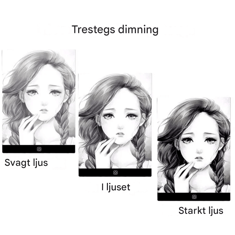 Schrijfbord met LED verlichting, Tekenbord, Kopieerbord