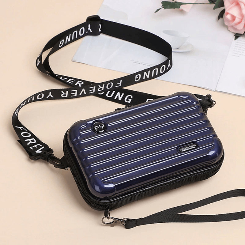 Op reistas geïnspireerde crossbody tas