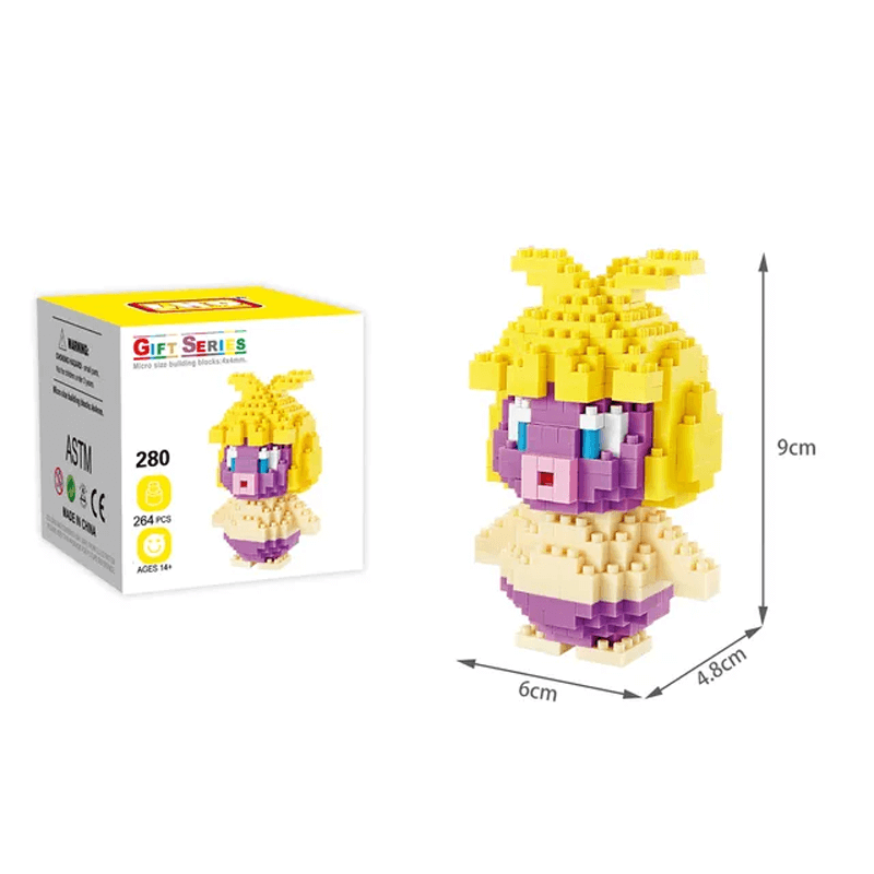 Poke Character Nanoblocks Anime Bouwstenen