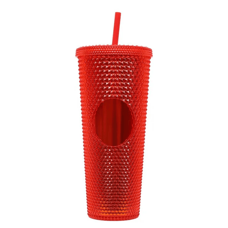 Herbruikbare mok met rietje 710ml