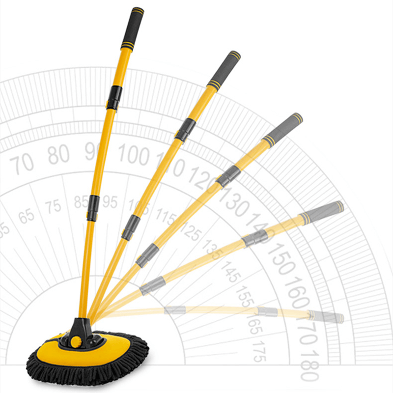 Autoreinigingsborstel met handvat