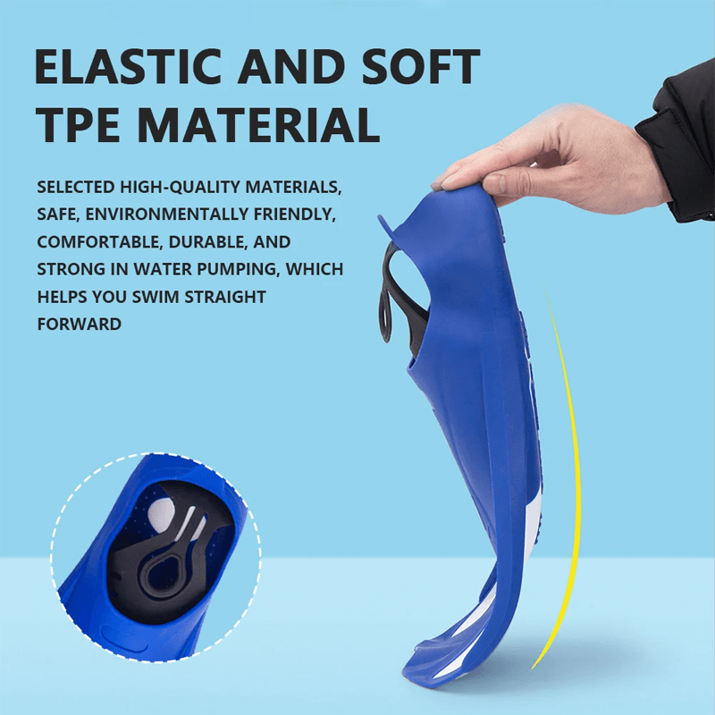 Duurzame zwemvliezen Zwemvinnen met korte bladen
