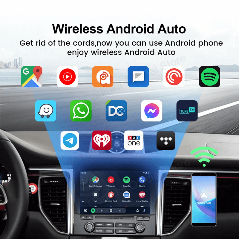 Draadloze CarPlay auto-adapter