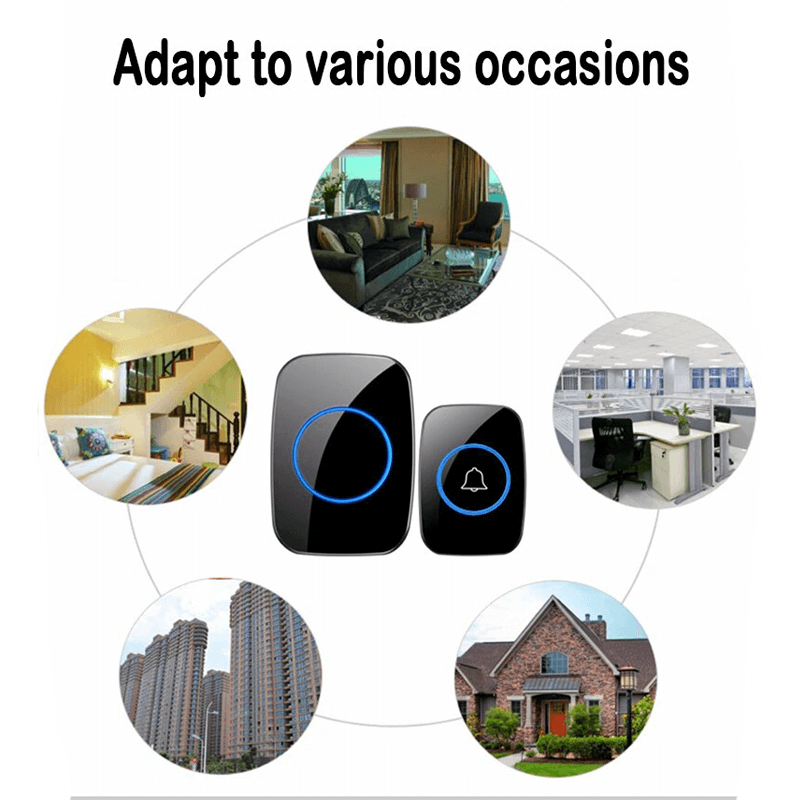 Draadloze slimme deurbel met afstandsbediening