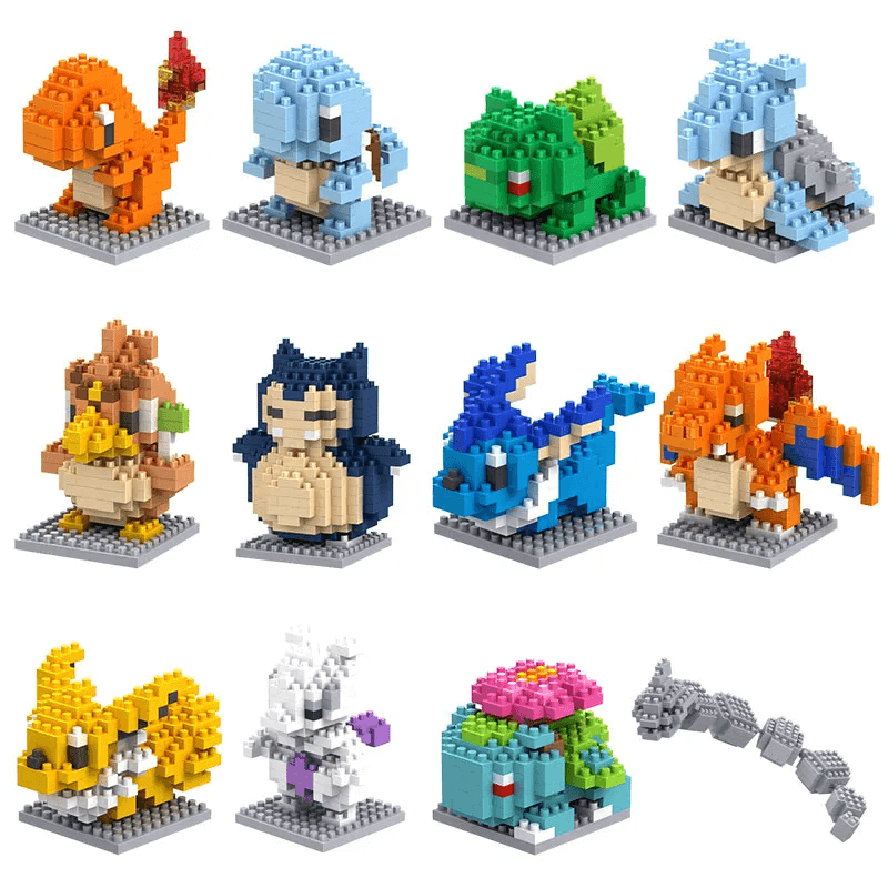 Poke Character Nanoblocks Anime Bouwstenen