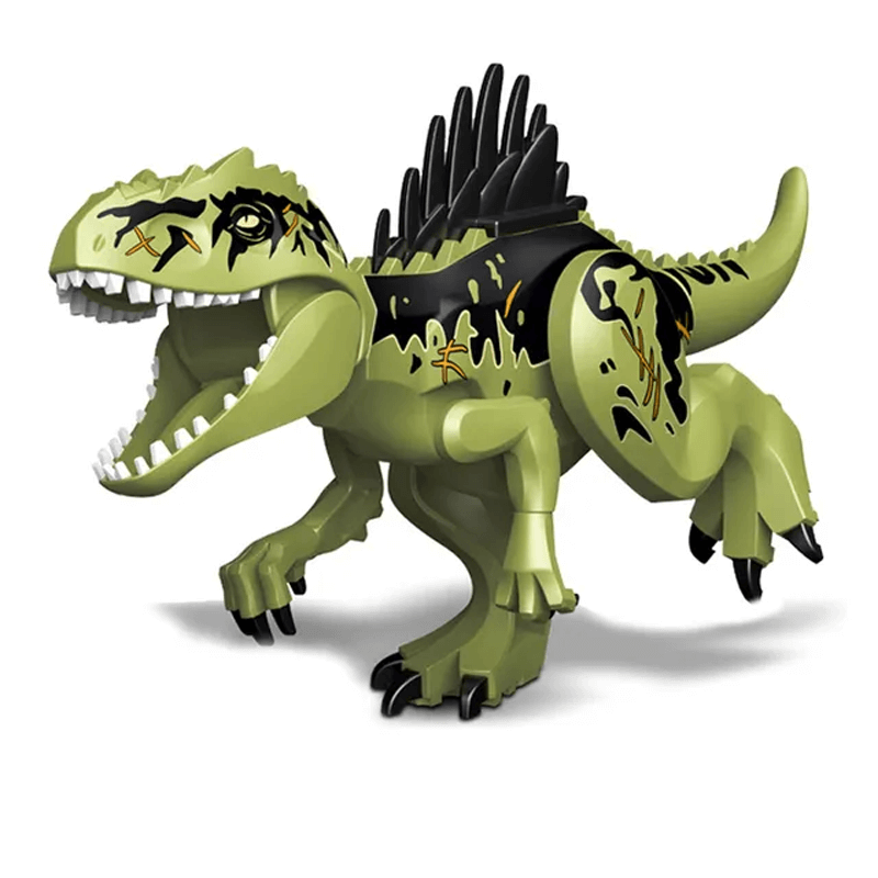 Dinosaurus Bouwstenen voor Kinderen - T-Rex Figuur | Educatief & Leuk ABS Plastic Speelgoed voor Creatief Spelen & Fijne Motoriek