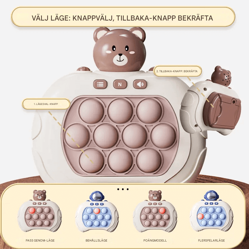 Pop It Quick Press Spelmachine