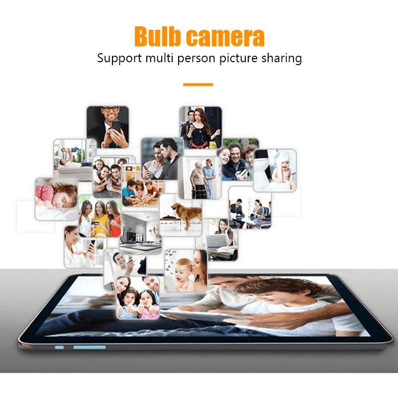 5G WiFi bewakingscamera in lampformaat - Draadloze Smart Motion Sensor