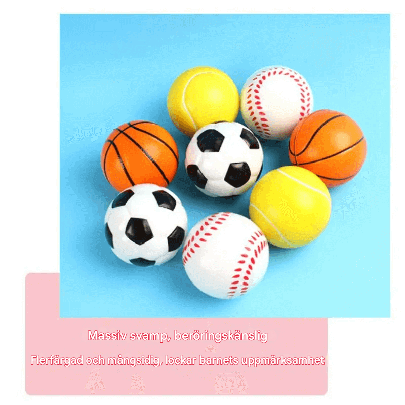 Zachte, comfortabele stressballen