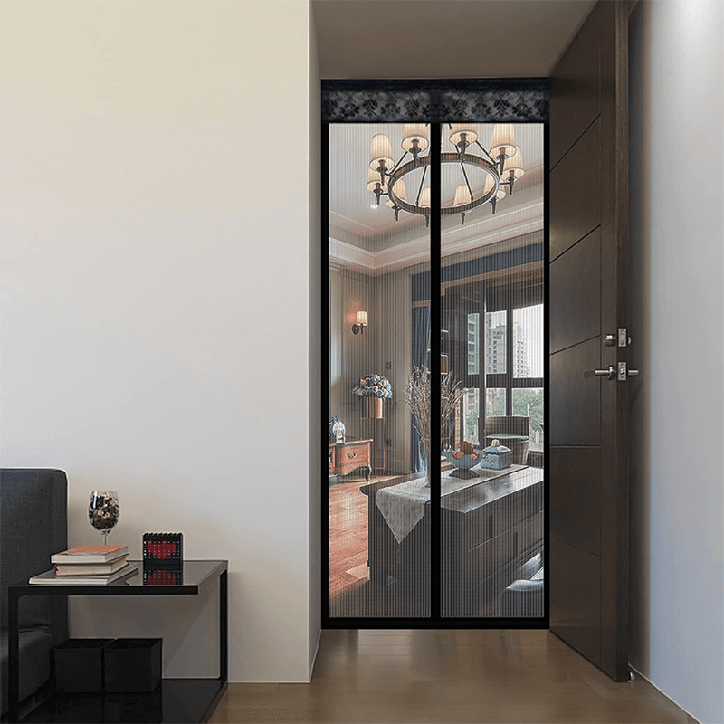 Magnetisch muskietennet voor deur met automatische sluiting | Insectennet met magnetisch slot - Bescherming tegen muggen voor patio, balkon & ingang (Meerdere maten)