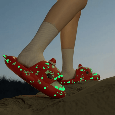 Comfortabele lichtgevende EVA Shark Slides