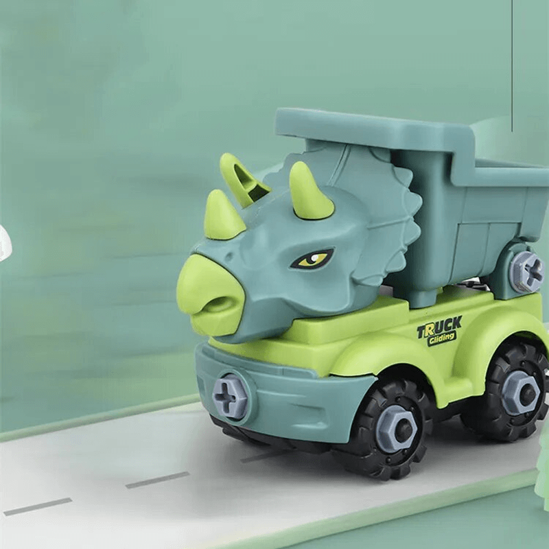 Dinosaurus voertuig bouwset