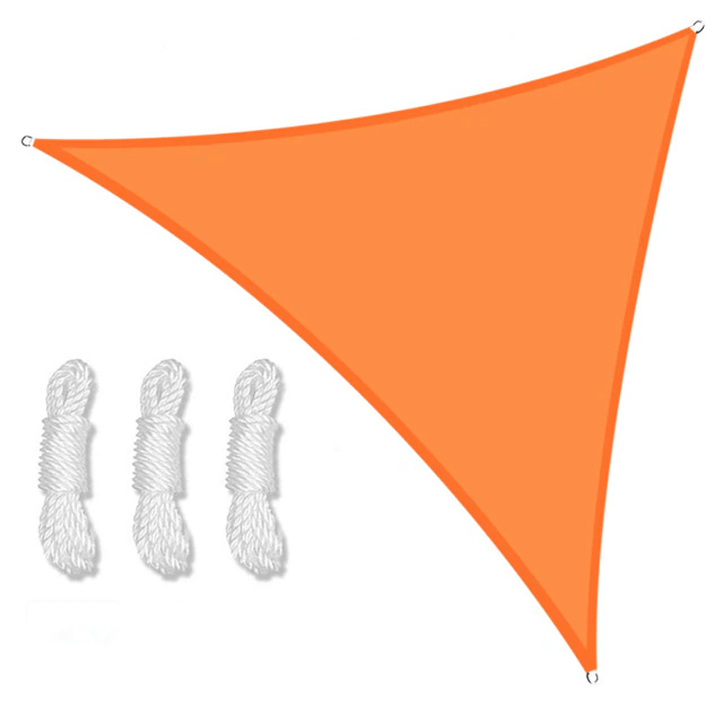 Driehoekig waterdicht zonnezeil