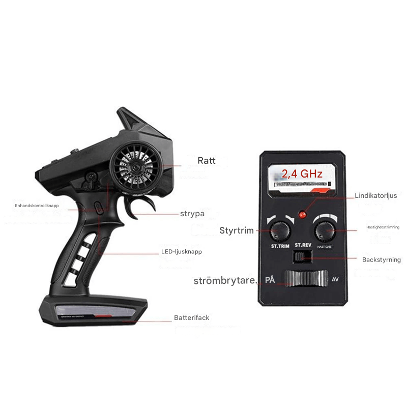 1:16 RC auto 50km/h - 4x4 Off-Road Monster Truck met 4WD en 2.4G afstandsbediening