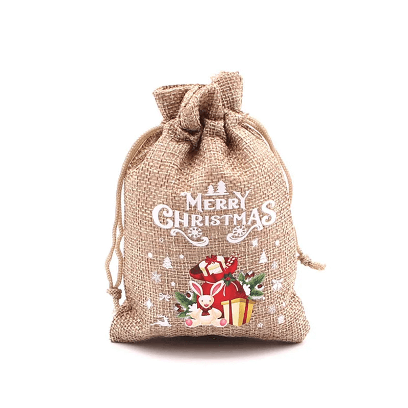 Gezellige kersttas voor kerstcadeaus 10x14cm