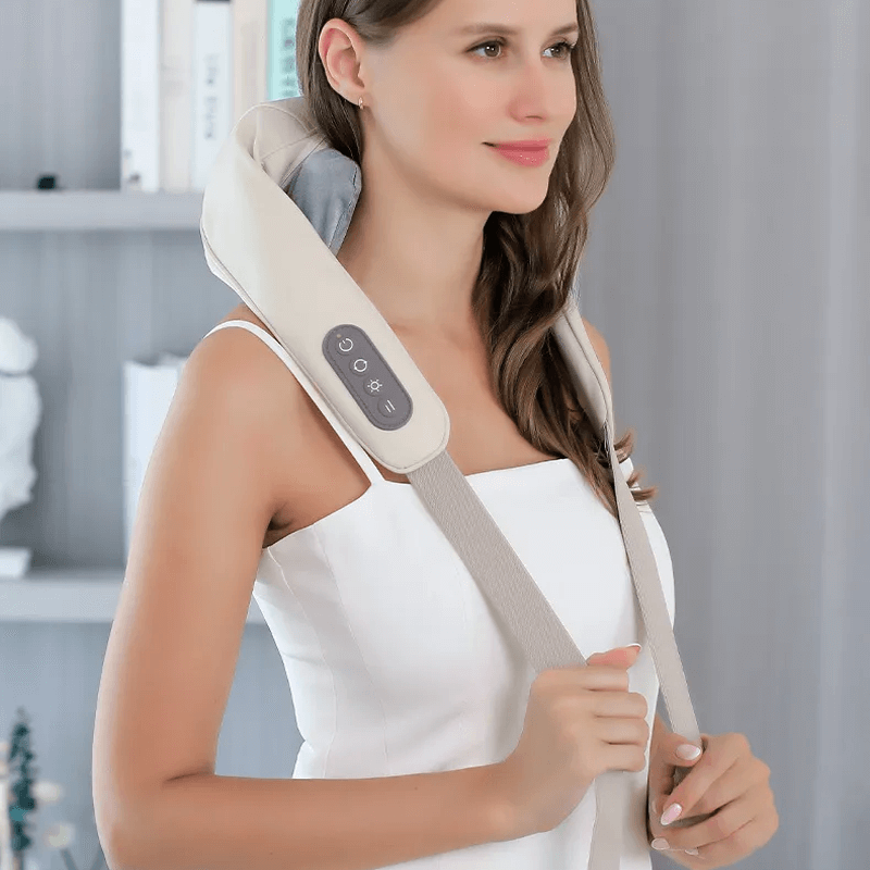 Draadloze nek- en schoudermasseur