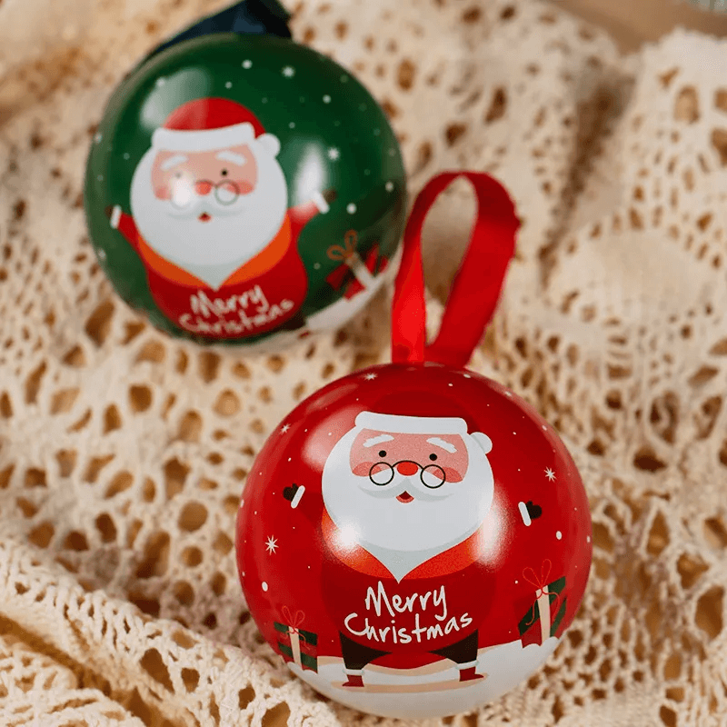 Kerstbal Snoepdoos Kerstdecoratie - Vullen met snoep & chocolade, Kerstman, Eland, Sneeuwpop