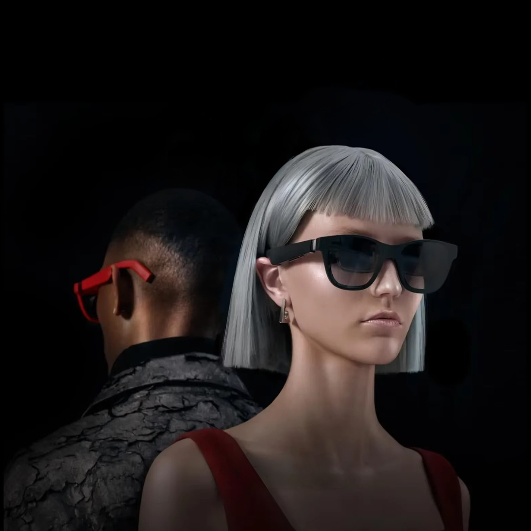 OptiView - Draagbare slimme AR-bril met 330 inch scherm 1080P HD 120Hz Lichtgewicht voor langdurig gebruik