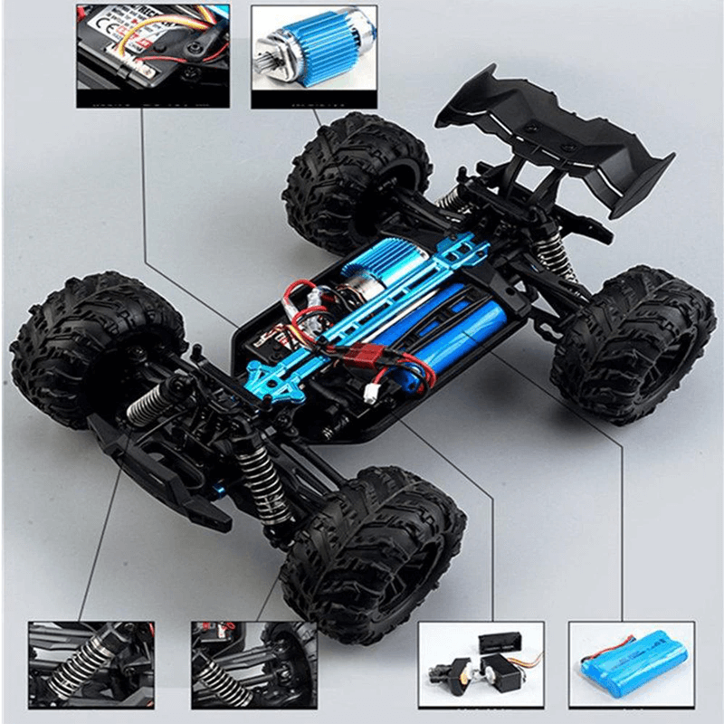 1:16 RC auto 50km/h - 4x4 Off-Road Monster Truck met 4WD en 2.4G afstandsbediening