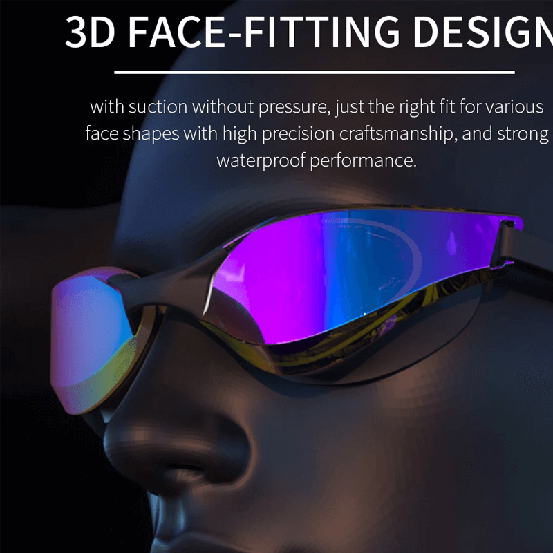 Waterdichte zwembril HD Volwassen