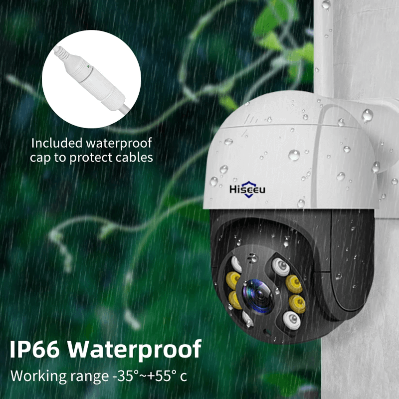 Slimme wifi-beveiligingscamera - met infrarood nachtzicht, APP & AI