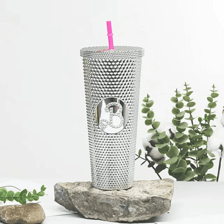 Herbruikbare mok met rietje 710ml