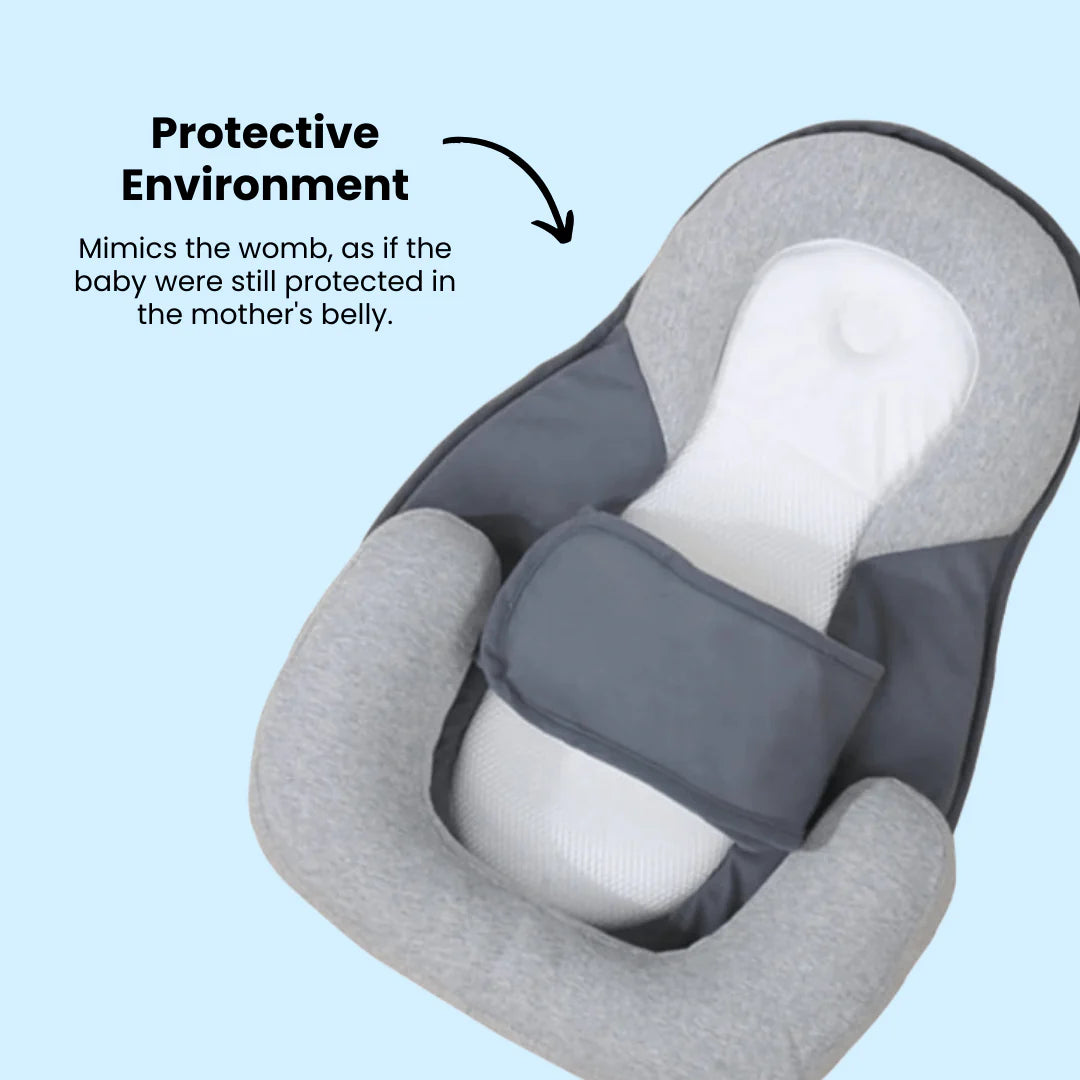 DrömNäste™ Baby Nest - Het ultieme babynest dat ondersteuning biedt rond het hoofdje