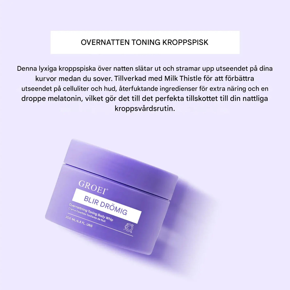 DreamLift - Nachtelijke Body Toning met Zacht Effect | Voel een stevigere huid terwijl je slaapt