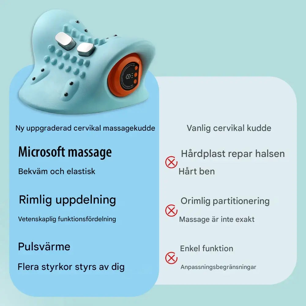 ThermaEase - Elektrisch nekmassagekussen met warmte- en EMS-technologie