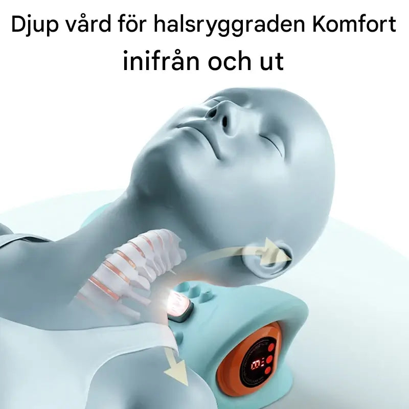 ThermaEase - Elektrisch nekmassagekussen met warmte- en EMS-technologie