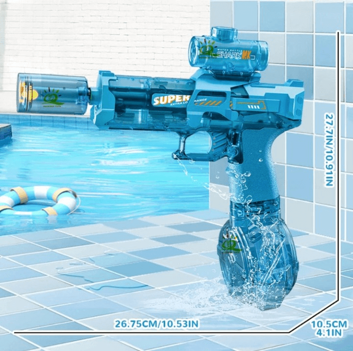 SplashGlow – LED-upplyst Vattenpistol för Spännande Sommarstrider