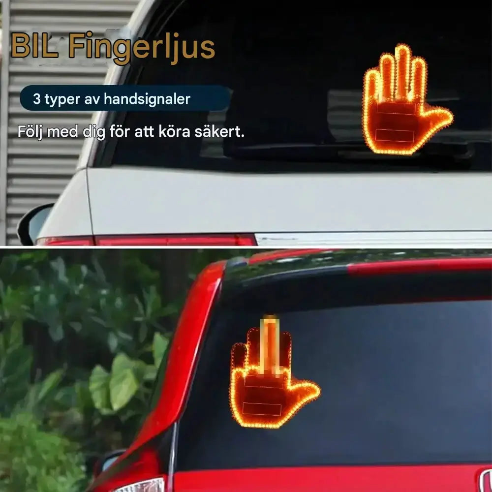 GlowHand - Leuke handlamp voor in de auto met afstandsbediening | Laat je stemming in het verkeer op een briljante manier zien