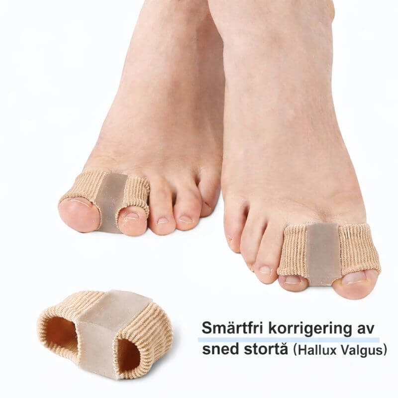 ToeAlign – Silikonbaserad Tåseparator för Fotkomfort, Pedikyr & Vardagsstöd i Skor och Hemma
